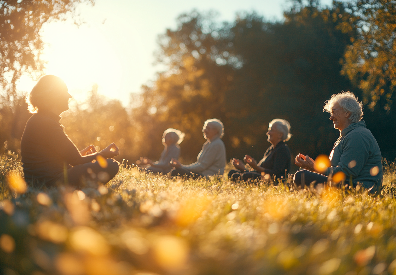 Жінка практикує йогу